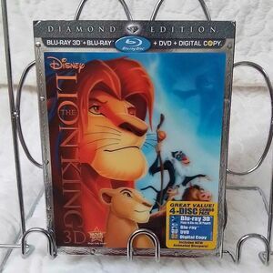 The Lion King Diamond Edition 3 Disc Set 3D Blu-ray and DVD with 2 Print Inserts
